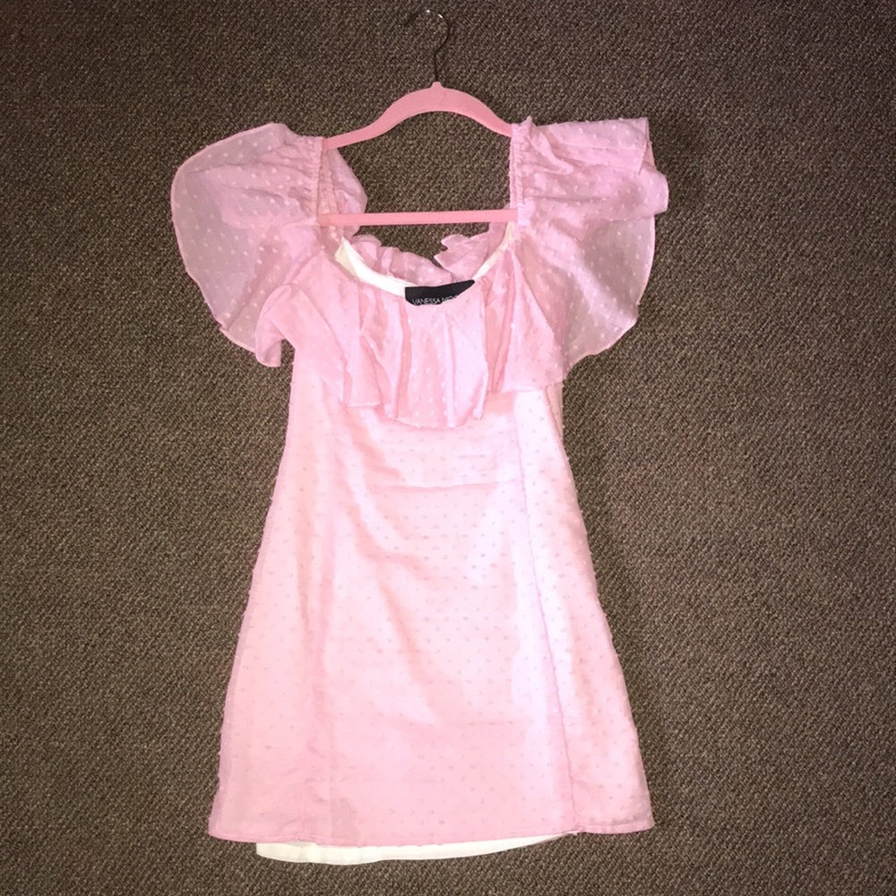 Vanessa Mooney ruffle sleeve dress